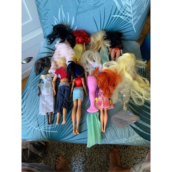 Lot of 10 DISNEY Princess Ken MATTEL play toys Barbie Dolls - Picture 4 of 7